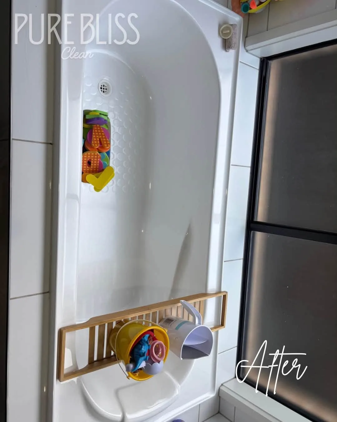 Fresh, reset family bathroom after a Pure Bliss Clean
