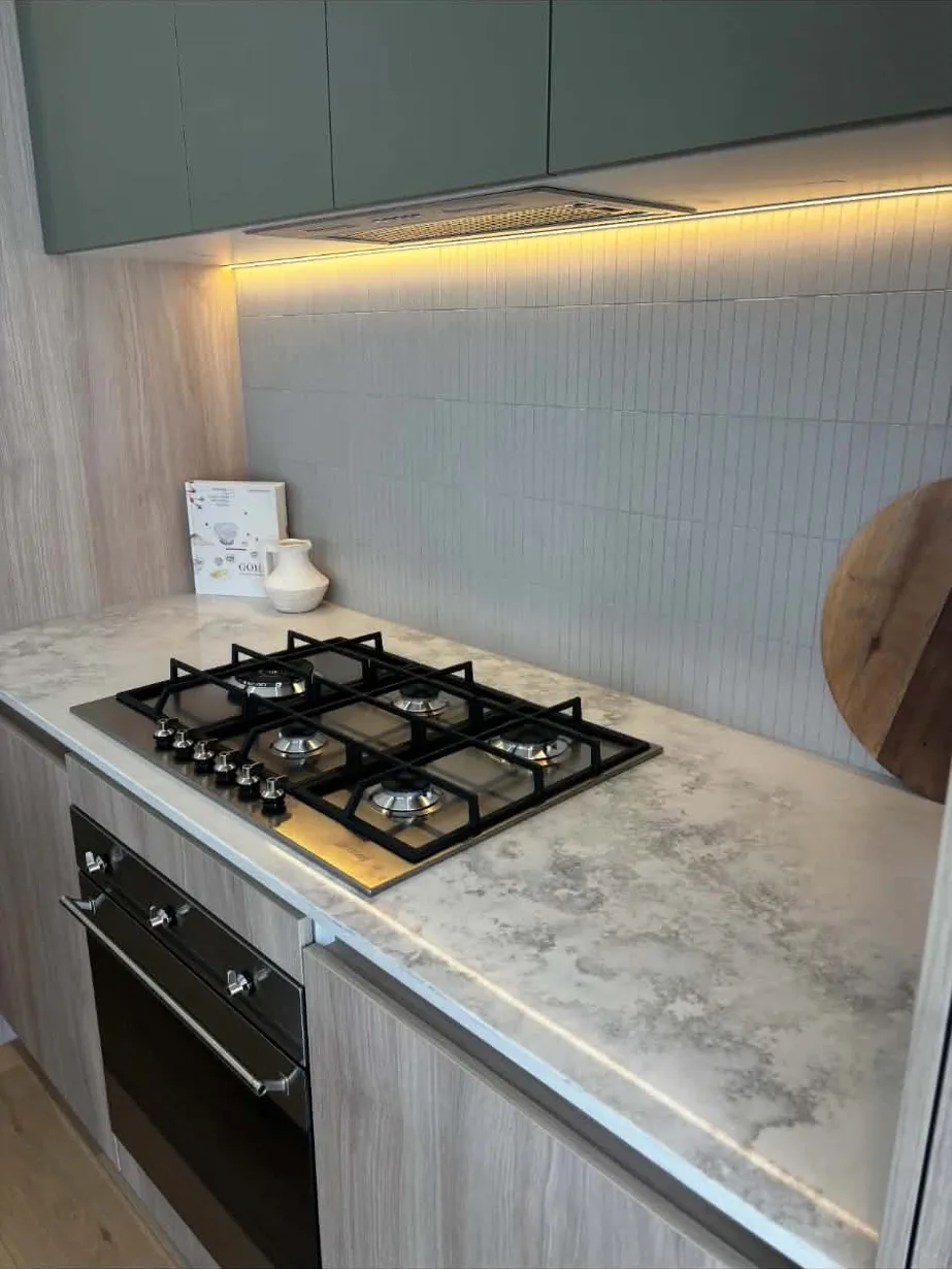 Immaculate cooktop and benchtop in a Berwick kitchen after a Pure Bliss Clean